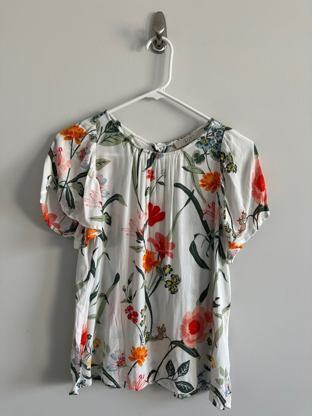 Loft Floral Blouse Size S